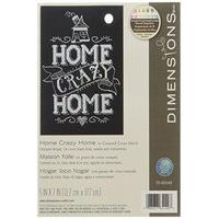 home crazy home mini counted cross stitch kit 5x7 14 count