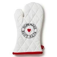 homemade with love oven mitt