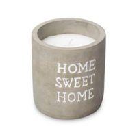 home sweet home concrete vanilla jar candle