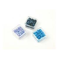 Hobby & Crafting Fun Trio of Oval Beads Blue/Teal/Turquoise
