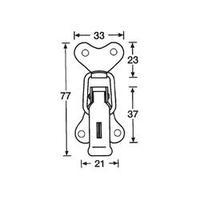 Hook fastener with eyelet Mc Cry...