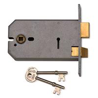 Horizontal 124mm Mortice Door Lock 3 Lever