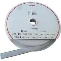 Hook-and-loop tape stick-on Hook pad (L x W) 25000 mm x 30 mm White Fastech LOOP HM PS-A69 30MM 25 m