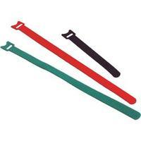 Hook-and-loop cable tie for bundling Hook and loop pad (L x W) 250 mm x 13 mm Red Fastech 26040-00 1 pc(s)