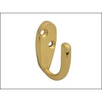 Hook Robe - Brass Finish 40mm Pack of 2