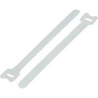 Hook-and-loop cable tie for bundling Hook and loop pad (L x W) 150 mm x 12 mm White KSS MGT-150WE 1 pc(s)