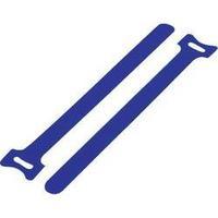 Hook-and-loop cable tie for bundling Hook and loop pad (L x W) 150 mm x 10 mm Blue KSS MGT-150MBE 1 pc(s)