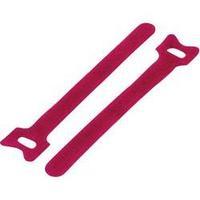 Hook-and-loop cable tie for bundling Hook and loop pad (L x W) 135 mm x 12 mm Red KSS MGT-135RD 1 pc(s)