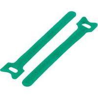 Hook-and-loop cable tie for bundling Hook and loop pad (L x W) 125 mm x 12 mm Green KSS MGT-125GN 1 pc(s)