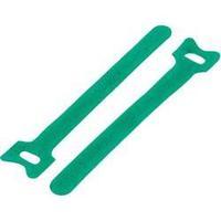 Hook-and-loop cable tie for bundling Hook and loop pad (L x W) 150 mm x 12 mm Green KSS MGT-150GN 1 pc(s)
