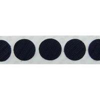 Hook-and-loop stick-on dots stick-on Loop pad (Ø) 22 mm Black VELCRO® brand E28802233011425 1000 pc(s)