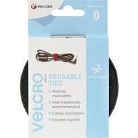 Hook-and-loop cable tie for bundling Hook and loop pad (L x W) 5000 mm x 10 mm Black VELCRO® brand VEL-EC60253 1 Rolls