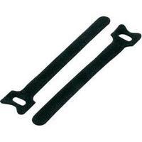 Hook-and-loop cable tie for bundling Hook and loop pad (L x W) 135 mm x 12 mm Black KSS MGT-135BK 1 pc(s)