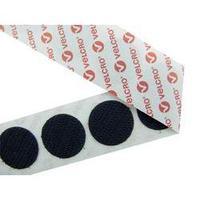 Hook-and-loop stick-on dots stick-on Loop pad (Ø) 15 mm Black VELCRO® brand E28801533011425 1300 pc(s)