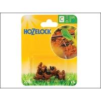 Hozelock In Line Pressure Dripper 4mm (5 Pack) HOZ2784