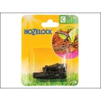 Hozelock End Line Dripper 4mm/13mm (10 Pack) HOZ2783