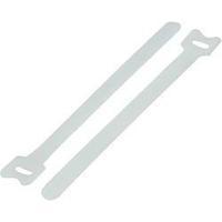 Hook-and-loop cable tie for bundling Hook and loop pad (L x W) 310 mm x 16 mm White KSS MGT-310WE 1 pc(s)