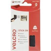 Hook-and-loop tape stick-on Hook and loop pad (L x W) 500 mm x 20 mm Black VELCRO® brand VEL-EC60225 0.5 m
