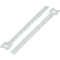 Hook-and-loop cable tie for bundling Hook and loop pad (L x W) 135 mm x 12 mm White KSS MGT-135WE 1 pc(s)