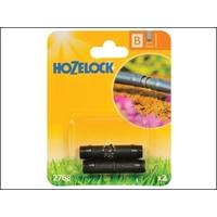 hozelock straight connector 13mm 2 pack hoz2768