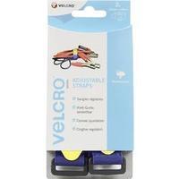 Hook-and-loop tape with strap Hook and loop pad (L x W) 460 mm x 25 mm Blue VELCRO® brand VEL-EC60328 2 pc(s)