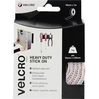 Hook-and-loop tape stick-on Hook and loop pad, Heavy duty (L x W) 1000 mm x 50 mm White VELCRO® brand VEL-EC60242 1 m