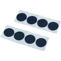 Hook-and-loop stick-on dots stick-on Hook and loop pad (Ø) 47 mm Black Fastech 4 SETS FAST-COINS PS14 BLACK 47 MM 4 pair