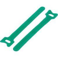 Hook-and-loop cable tie for bundling Hook and loop pad (L x W) 150 mm x 10 mm Green KSS MGT-150MGN 1 pc(s)