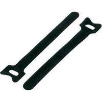 Hook-and-loop cable tie for bundling Hook and loop pad (L x W) 125 mm x 12 mm Black KSS MGT-125BK 1 pc(s)