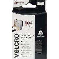 Hook-and-loop tape stick-on Hook and loop pad, Heavy duty (L x W) 100 mm x 50 mm Black VELCRO® brand VEL-EC60239 2 pair