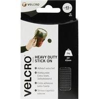 Hook-and-loop stick-on dots stick-on Hook and loop pad, Heavy duty (Ø) 45 mm Black VELCRO® brand VEL-EC60248 6 pair