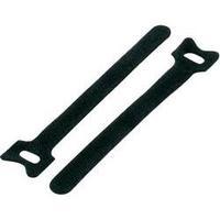 Hook-and-loop cable tie for bundling Hook and loop pad (L x W) 180 mm x 12 mm Black KSS MGT-180BK 1 pc(s)