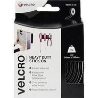 Hook-and-loop tape stick-on Hook and loop pad, Heavy duty (L x W) 1000 mm x 50 mm Black VELCRO® brand VEL-EC60241 1 m