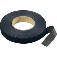 Hook-and-loop tape for bundling Hook and loop pad (L x W) 10000 mm x 16 mm Black Binder Band 10 m