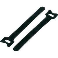 Hook-and-loop cable tie for bundling Hook and loop pad (L x W) 150 mm x 10 mm Black KSS MGT-150MBK 1 pc(s)