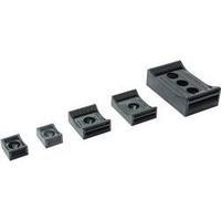 hook and loop mount screw on black hebotec 3011 006 1 pcs