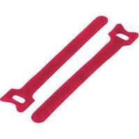 Hook-and-loop cable tie for bundling Hook and loop pad (L x W) 210 mm x 16 mm Red KSS MGT-210RD 1 pc(s)