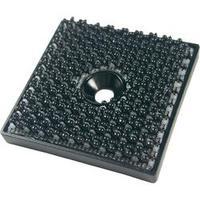 Hook-and-loop stick-on square screw-on Loop pad (L x W) 32 mm x 32 mm Black Binder Band 76768 1 pc(s)