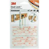 hook and loop tape stick on mushroom hooks l x w 100 mm x 19 mm transp ...