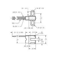 Honeywell SR17C-J6 Combi Hall Effect Sensor 3.8 - 30 Vdc Forked casing