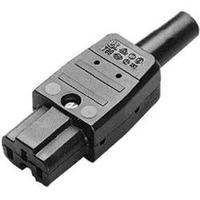 Hot wire connector C15A ATT.LOV.SERIES_POWERCONNECTORS 789 Socket, straight Total number of pins: 2 + PE 10 A Grey Kaise