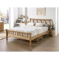 Home Comfort Sherwood 5\' King Size Natural Wooden Bed