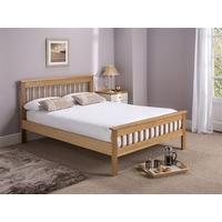 Home Comfort Millwood 5\' King Size Natural Wooden Bed