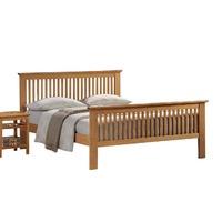 howard wooden bed frame double oak