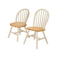 Hove Farmhouse Style Pair of Chairs