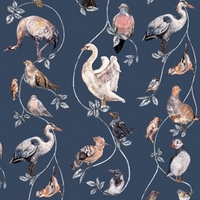 House Of Hackney Wallpapers Flights of Fancy Pitch Blue, H207-4