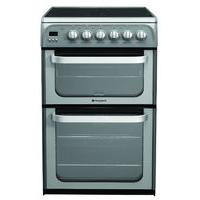 Hotpoint HUE52GS 50cm wide Electric Cooker in Graphite