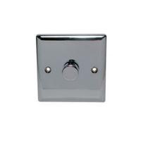 Holder 2-Way Single Chrome Effect Main Voltage Dimmer Switch