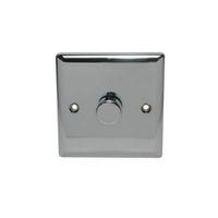 holder 2 way single chrome effect main voltage dimmer switch