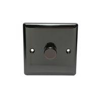 holder 2 way single black nickel effect main voltage dimmer switch